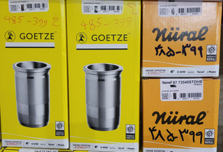 کیت کامل بوش و پیستون و رینگ 3 رینگه برقو خورده تراکتور فرگوسن 475 و 485 گوتسه (گوتزه) GOETZE
